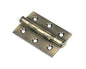 From The Anvil's Aged Brass Ball Bearing Butt Hinge (pair) SS