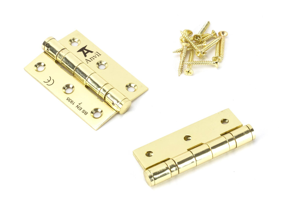 Ball Bearing Butt Hinge (pair) SS by From The Anvil