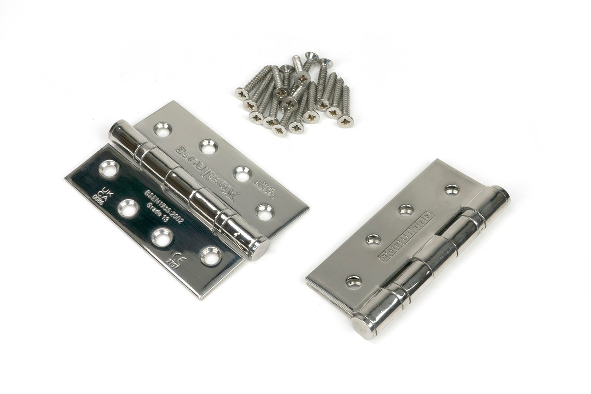 Ball Bearing Butt Hinge (pair) SS by From The Anvil