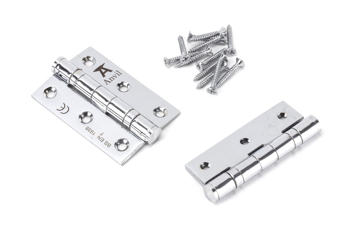 Ball Bearing Butt Hinge (pair) SS by From The Anvil