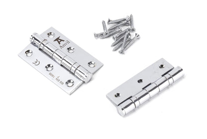Ball Bearing Butt Hinge (pair) SS by From The Anvil