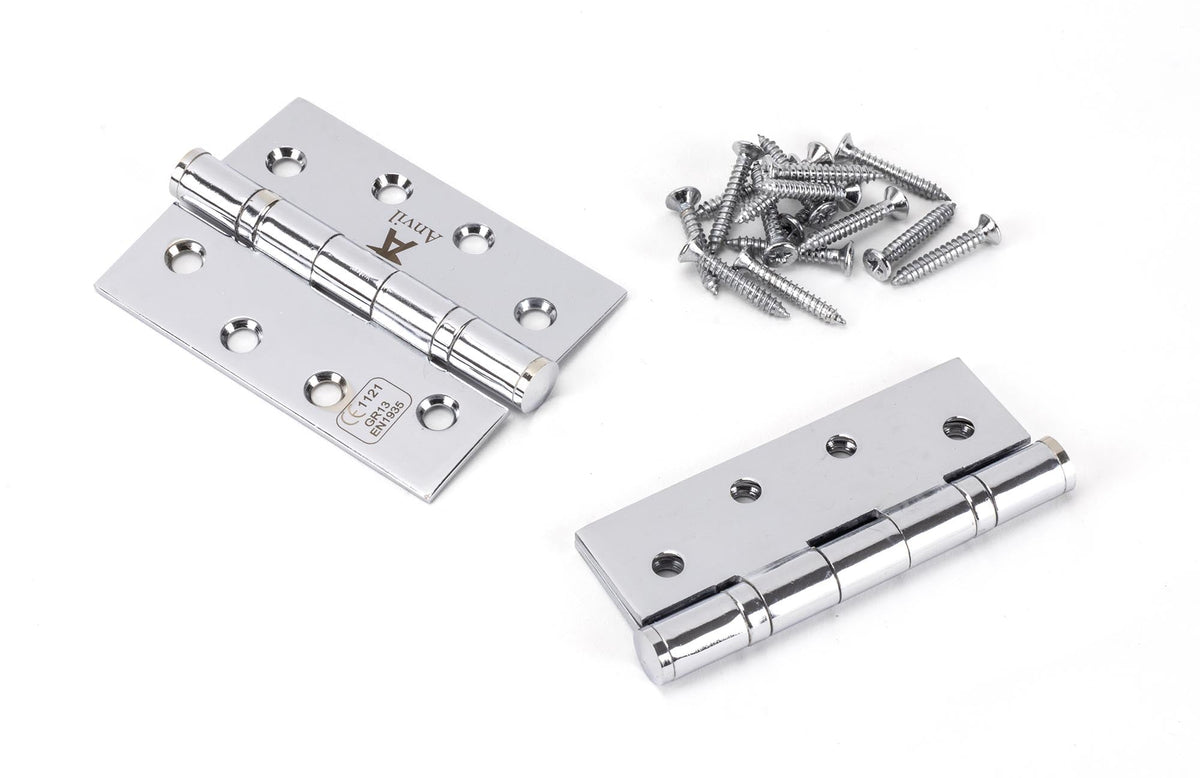 Ball Bearing Butt Hinge (pair) SS by From The Anvil