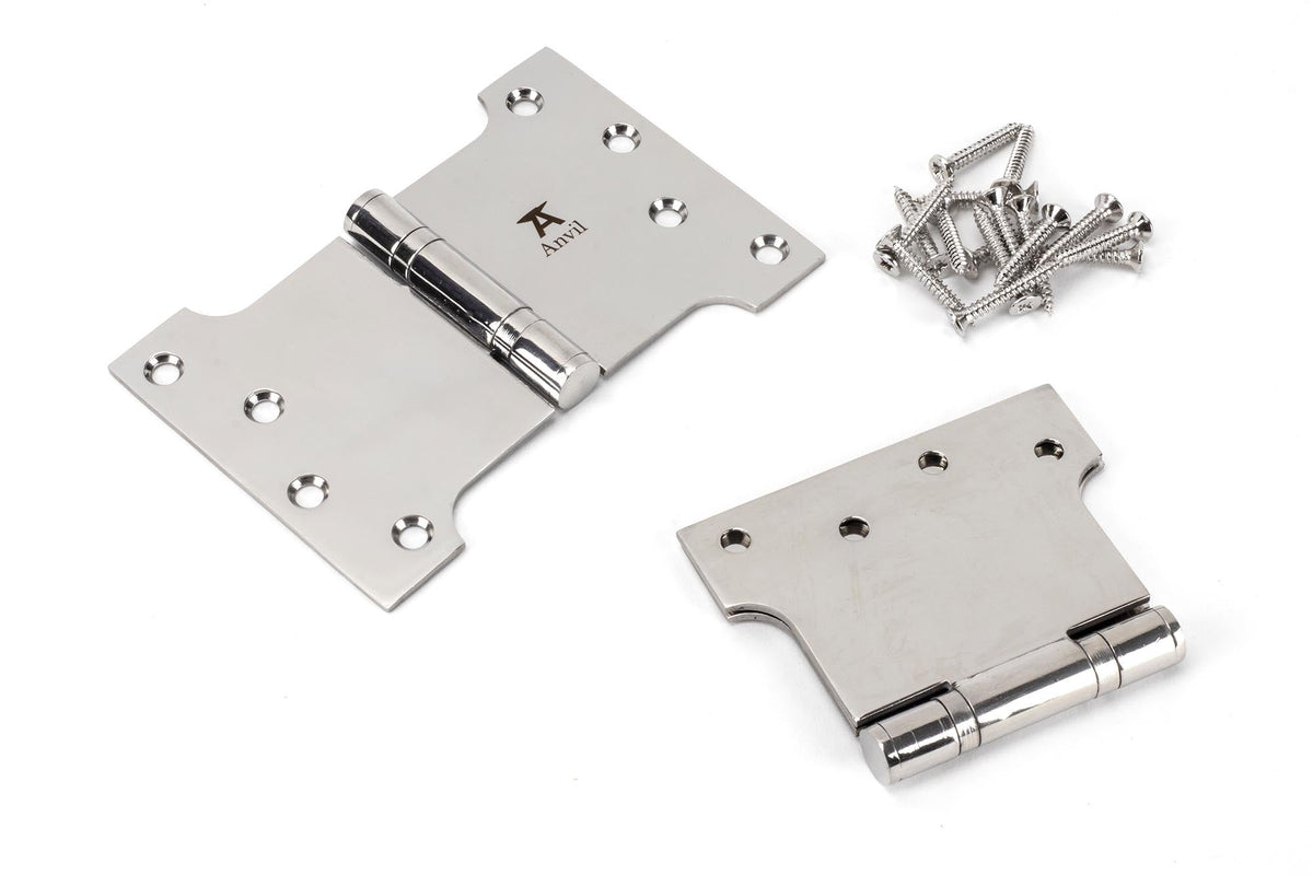 Parliament Hinges SS (pair) by From The Anvil