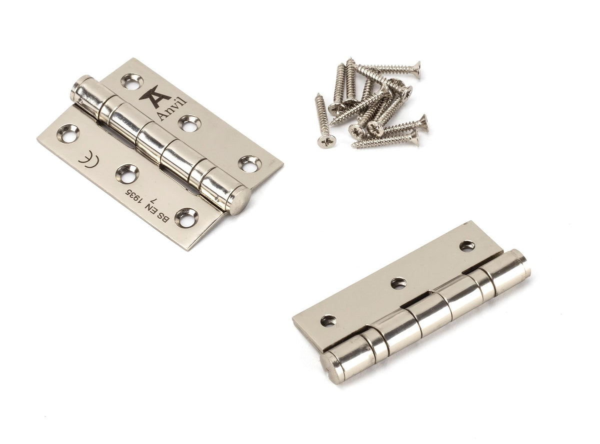 Ball Bearing Butt Hinge (pair) SS by From The Anvil