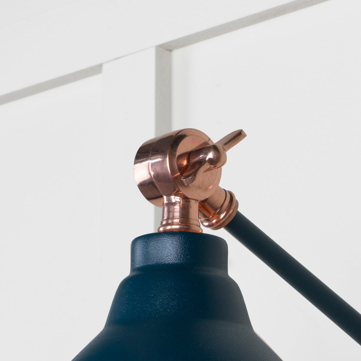 Smooth Copper Brindley Wall Light by From The Anvil