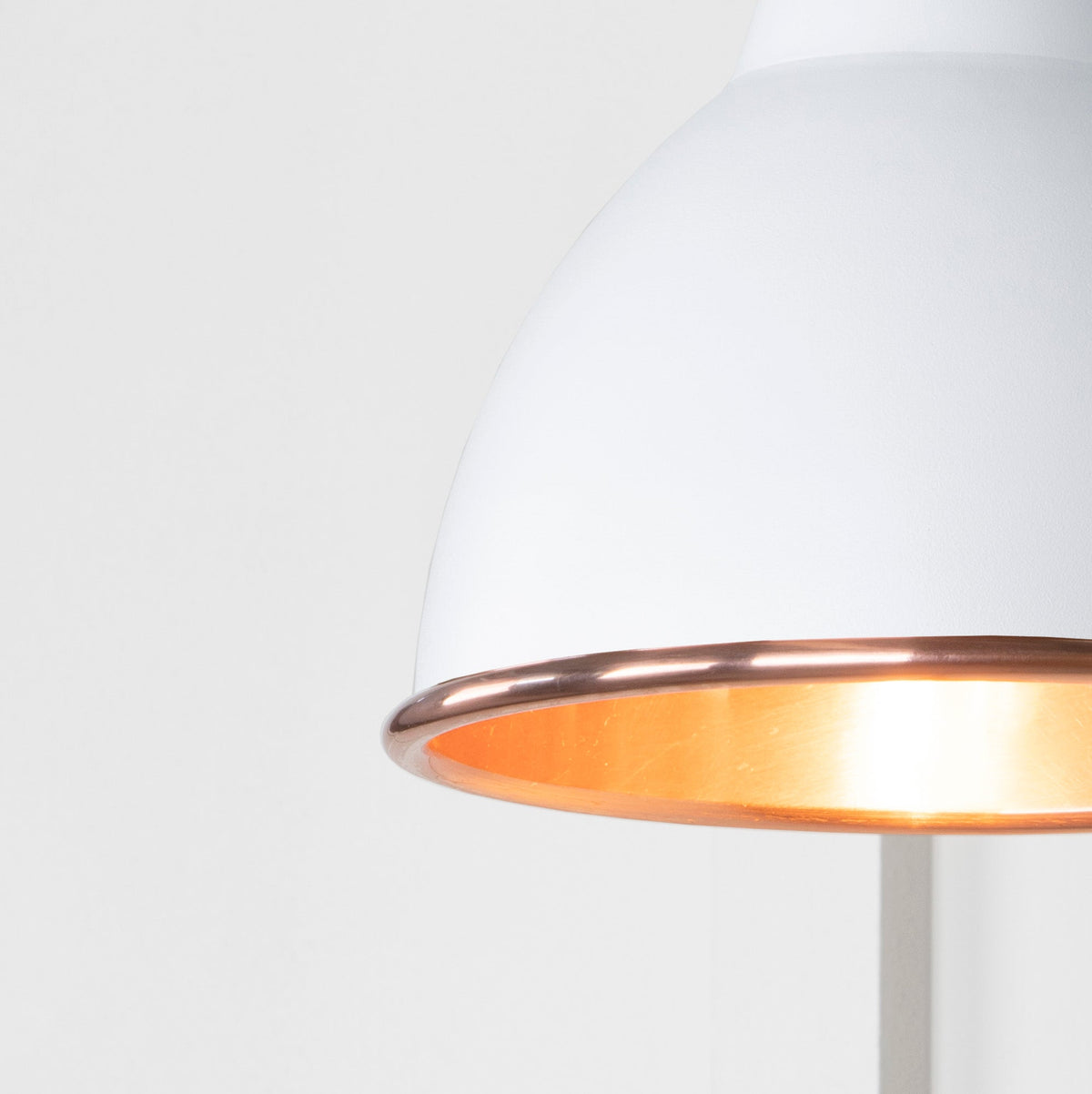 Smooth Copper Brindley Wall Light by From The Anvil