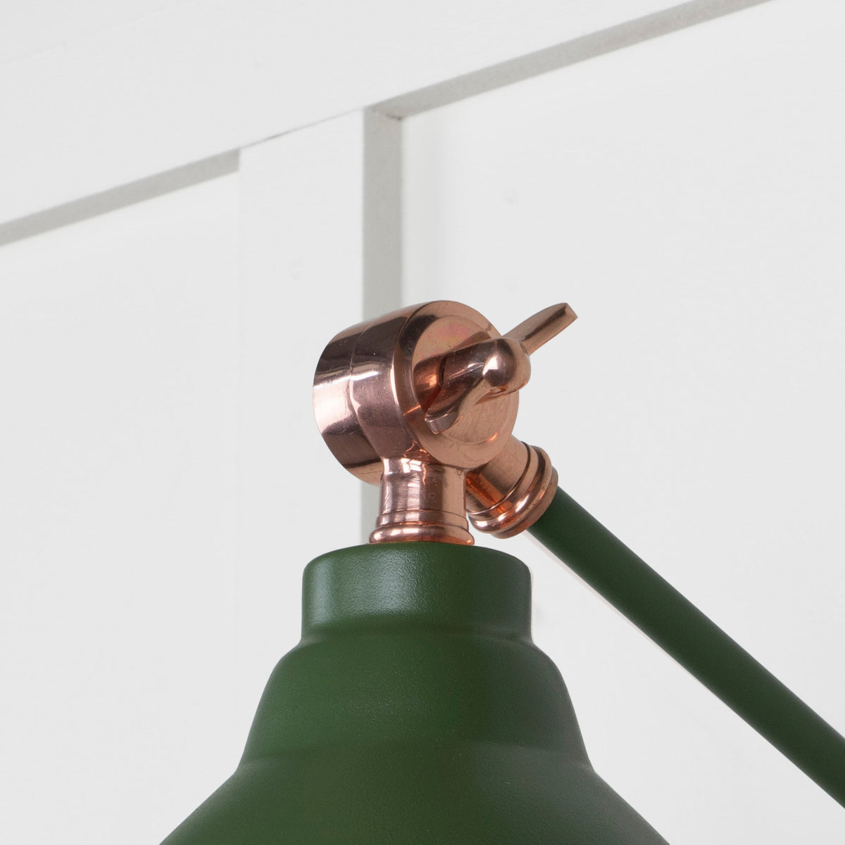Smooth Copper Brindley Wall Light by From The Anvil