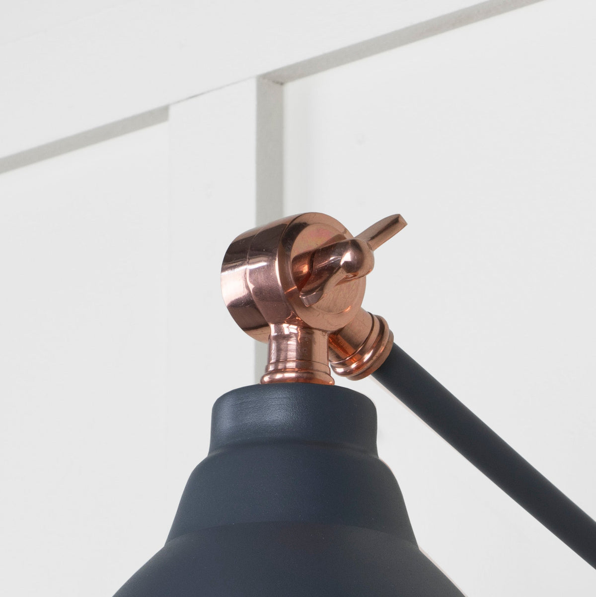 Smooth Copper Brindley Wall Light by From The Anvil