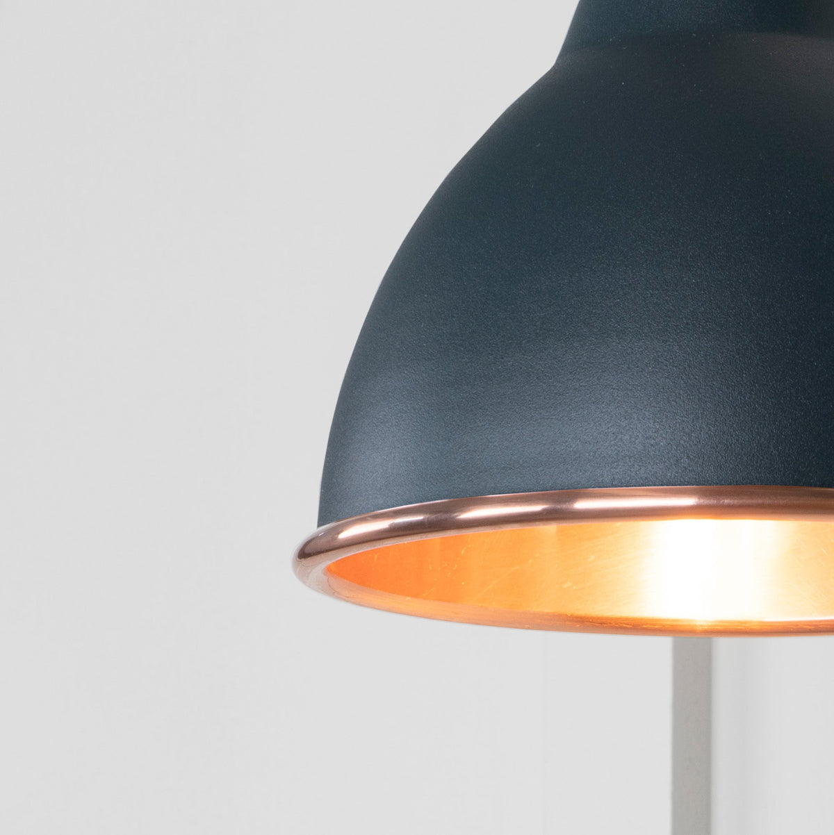 Smooth Copper Brindley Wall Light by From The Anvil