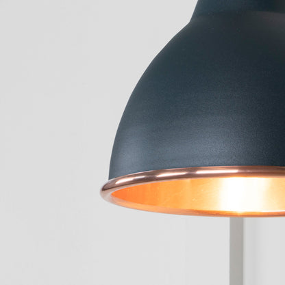 Smooth Copper Brindley Wall Light by From The Anvil