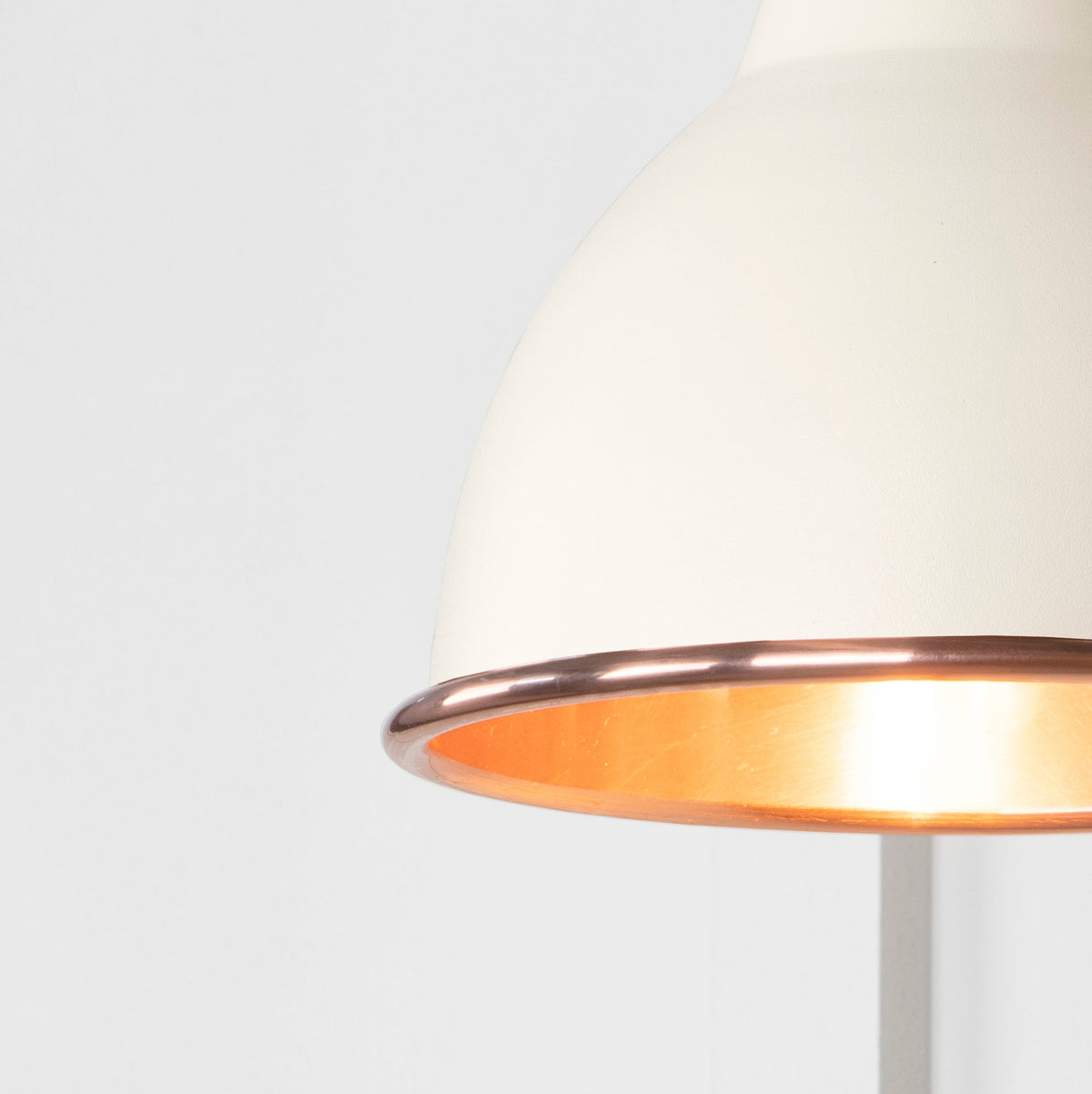 Smooth Copper Brindley Wall Light by From The Anvil