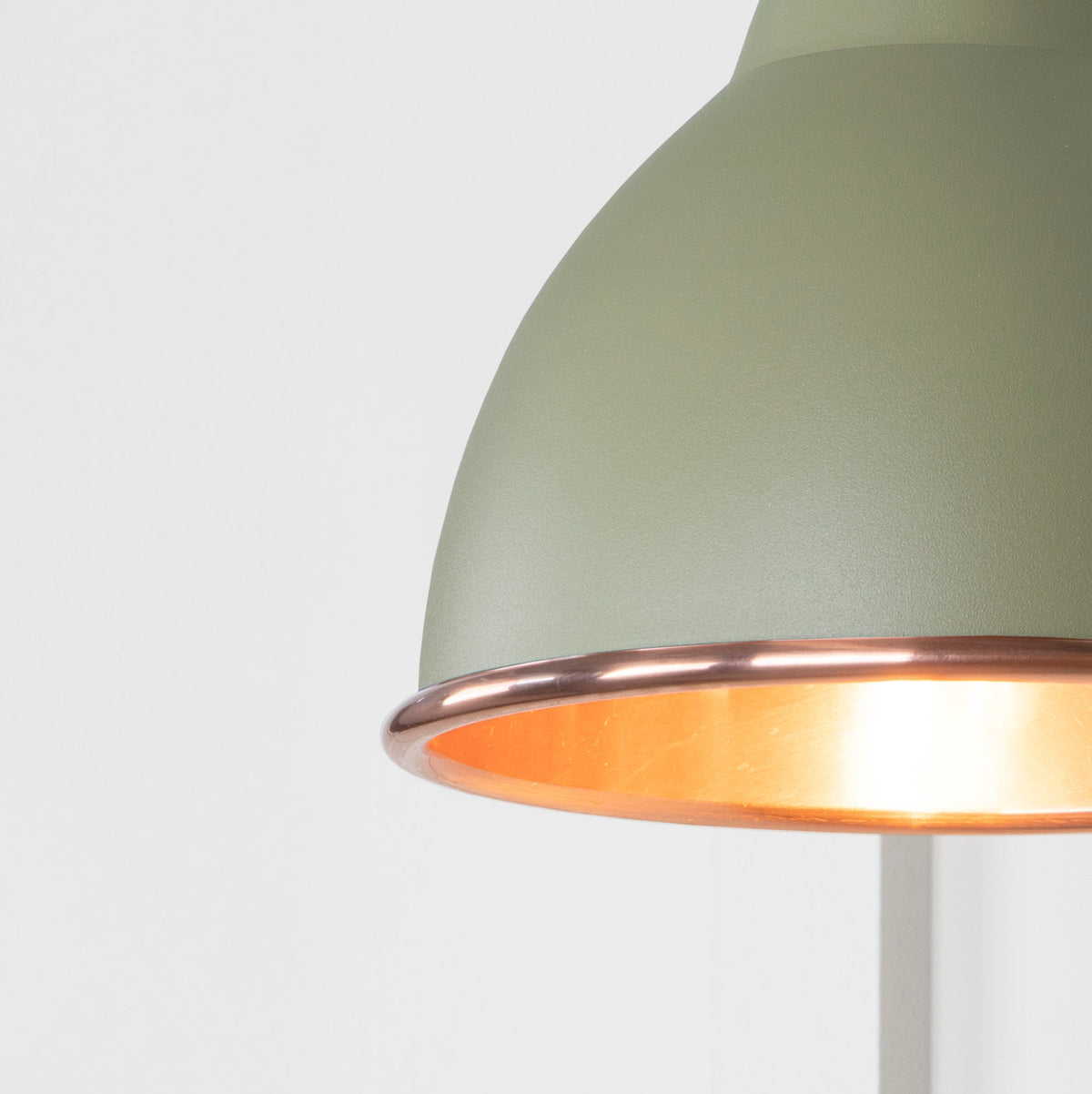 Smooth Copper Brindley Wall Light by From The Anvil