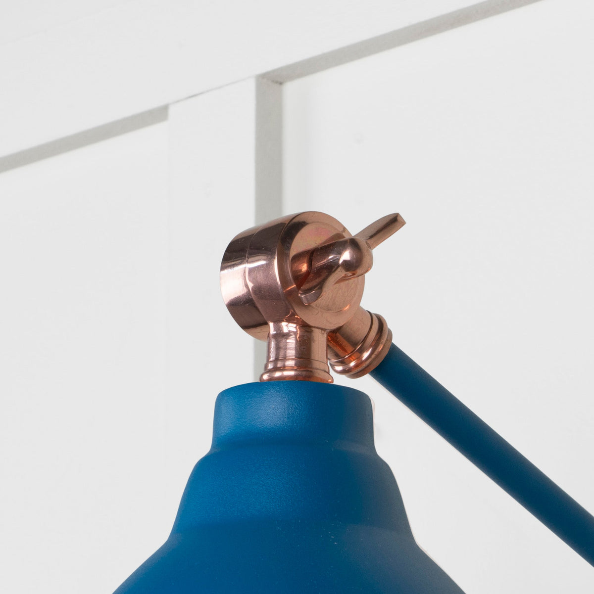 Smooth Copper Brindley Wall Light by From The Anvil