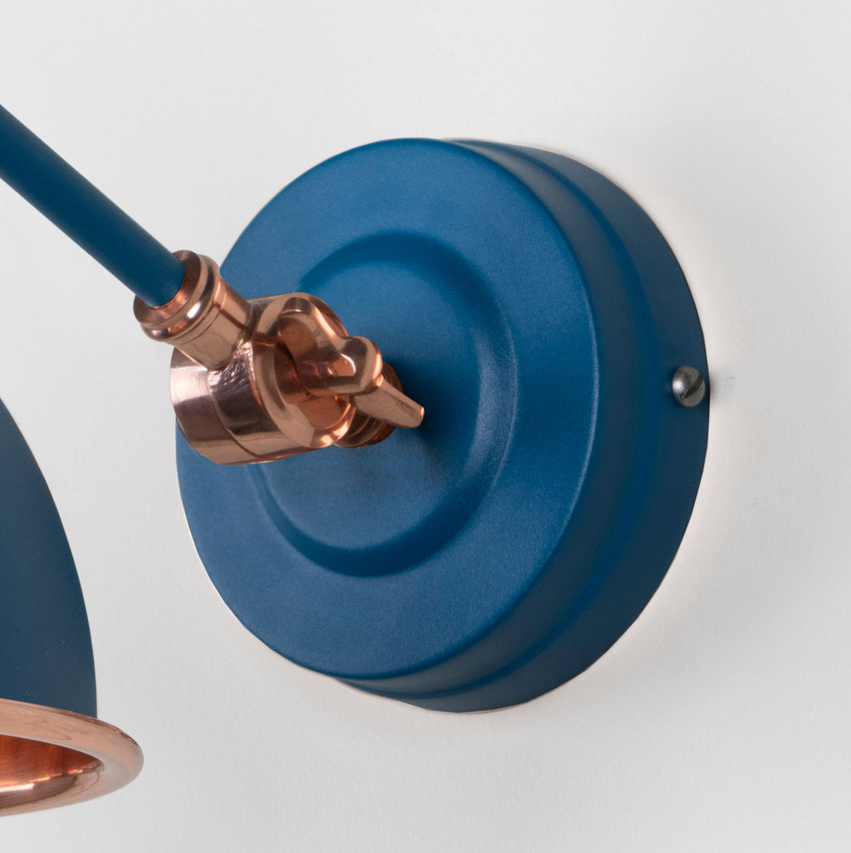 Smooth Copper Brindley Wall Light by From The Anvil