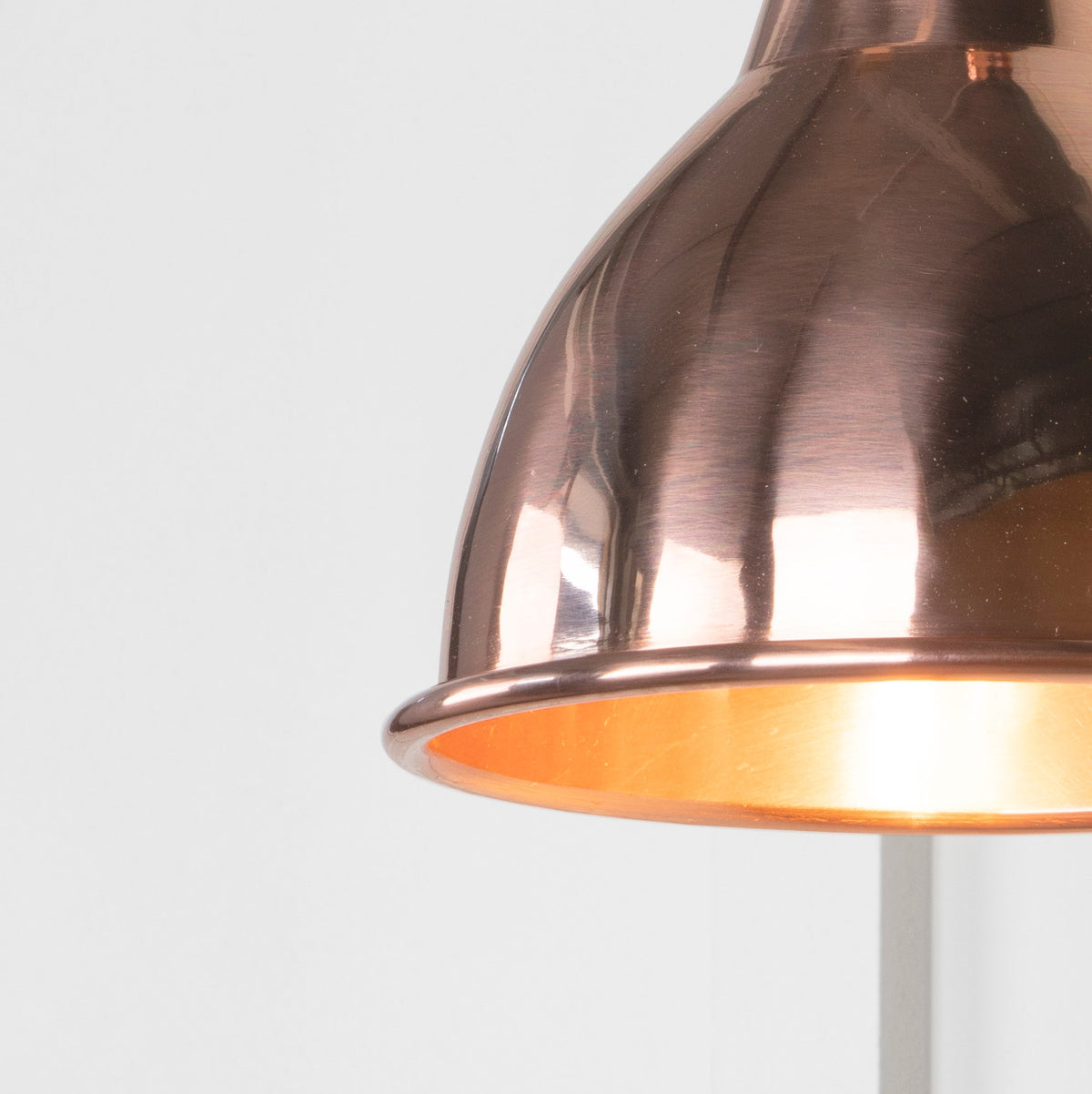 Smooth Copper Brindley Wall Light by From The Anvil