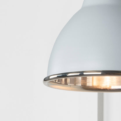 Smooth Nickel Brindley Wall Light by From The Anvil