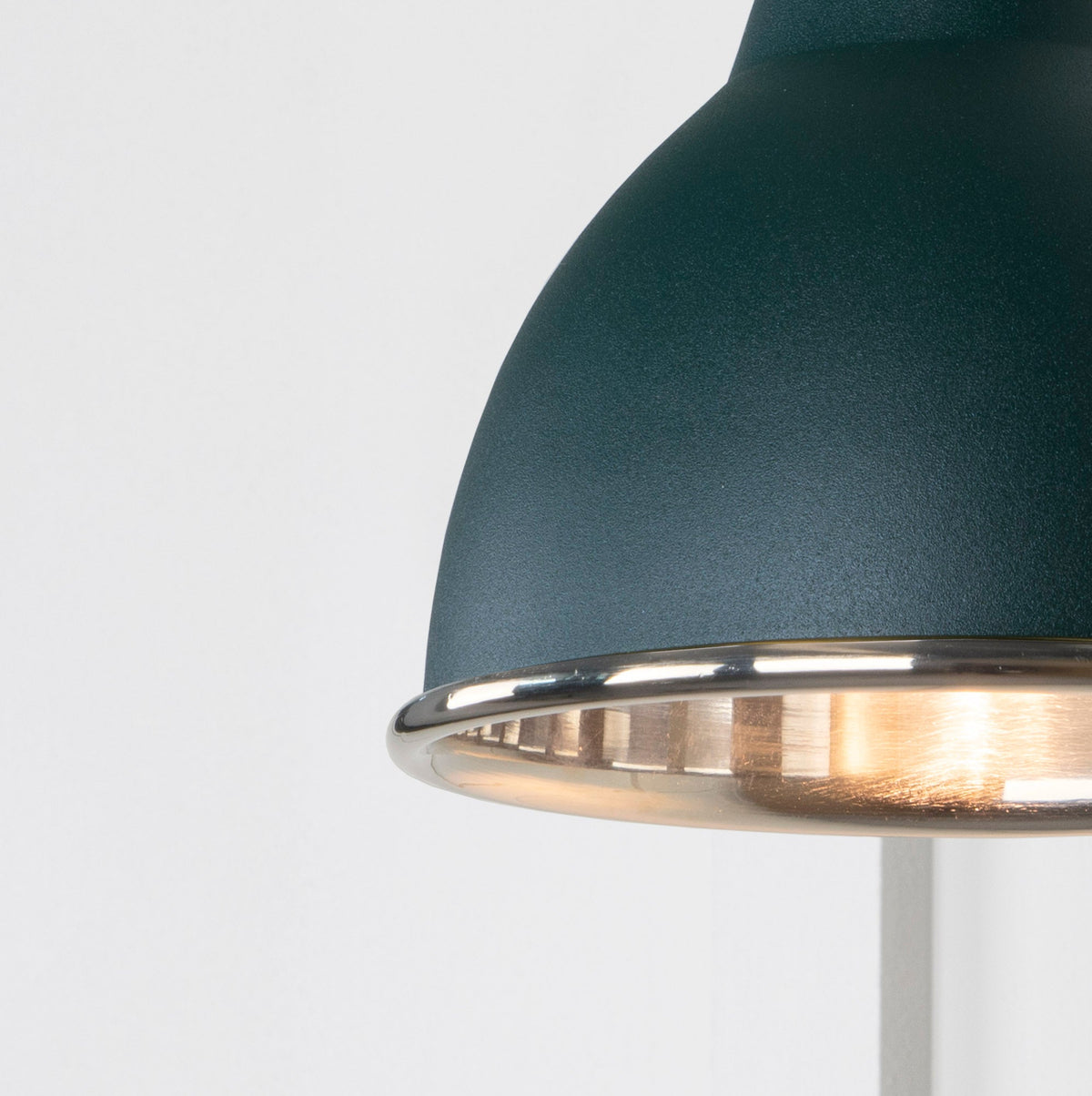 Smooth Nickel Brindley Wall Light by From The Anvil