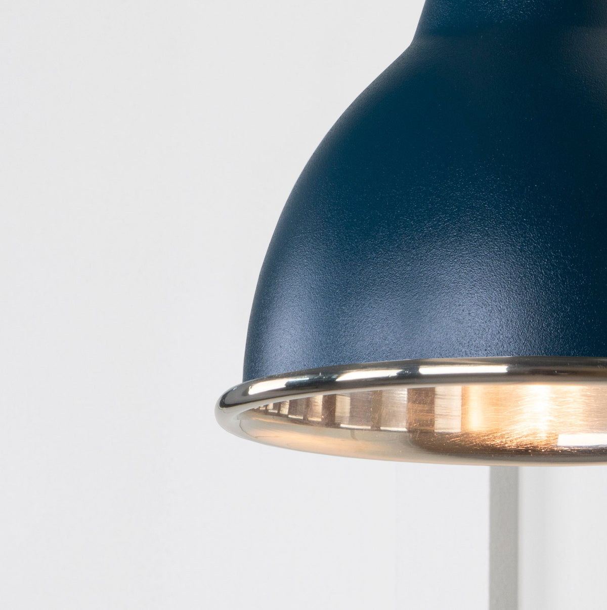 Smooth Nickel Brindley Wall Light by From The Anvil