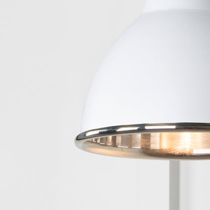 Smooth Nickel Brindley Wall Light by From The Anvil