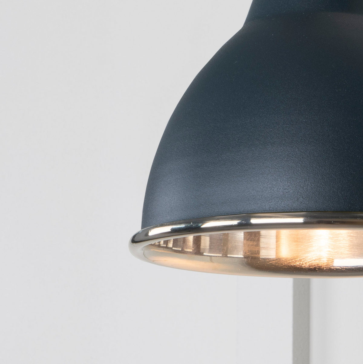 Smooth Nickel Brindley Wall Light by From The Anvil