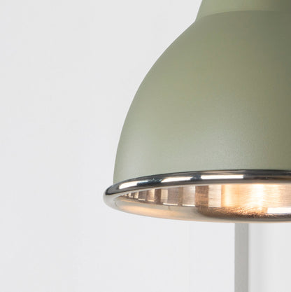 Smooth Nickel Brindley Wall Light by From The Anvil