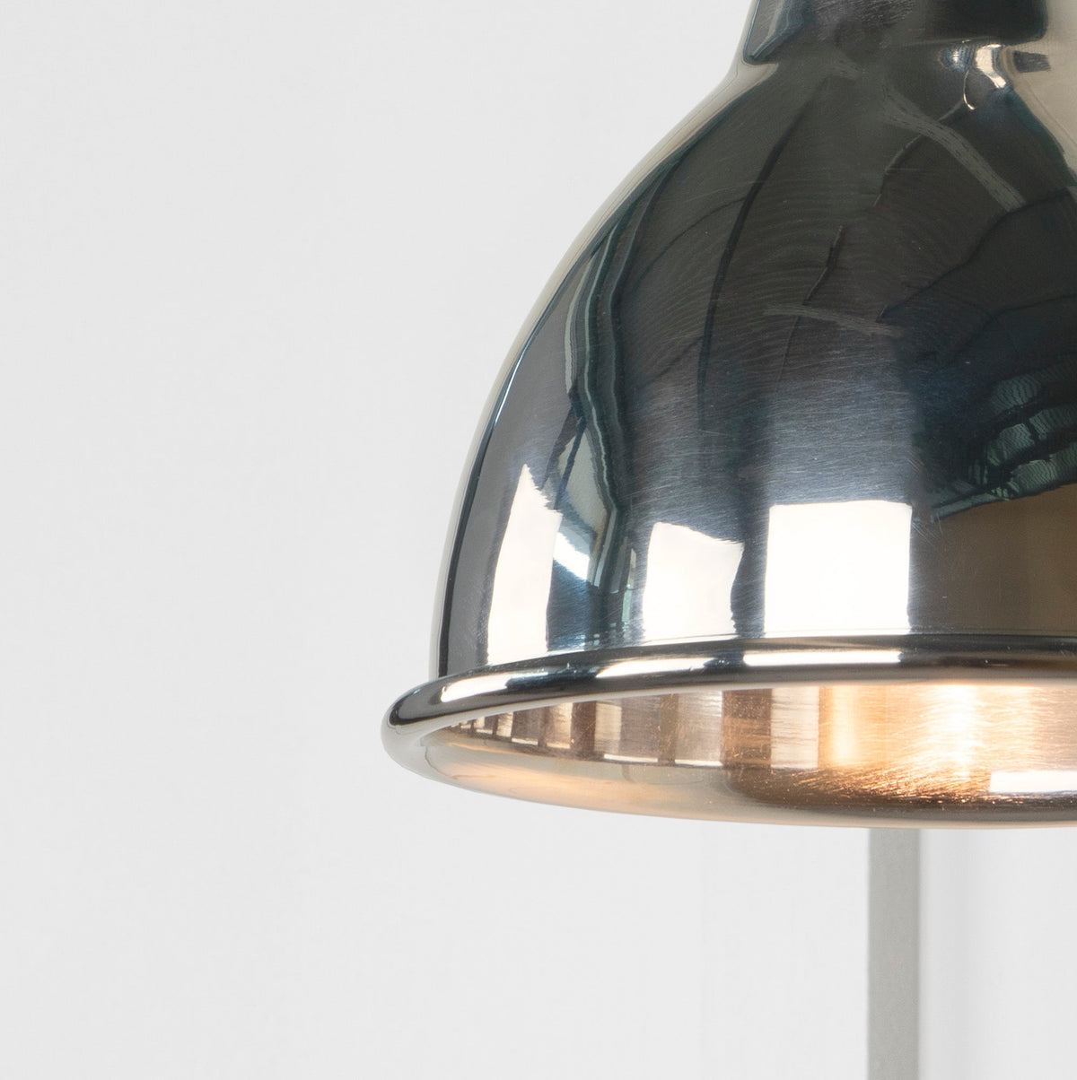 Smooth Nickel Brindley Wall Light by From The Anvil