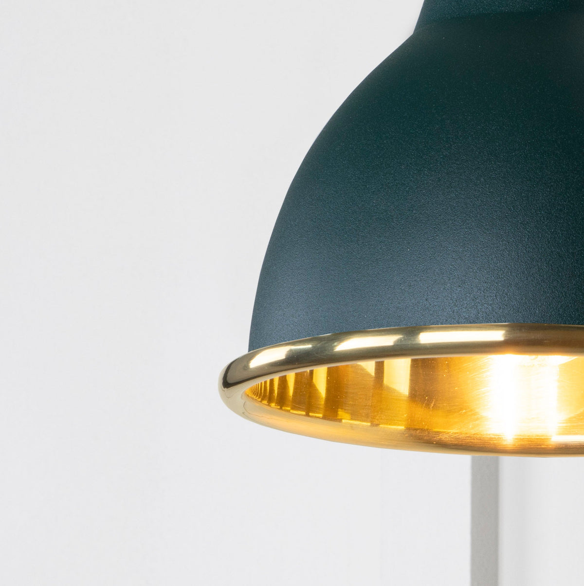 Smooth Brass Brindley Wall Light by From The Anvil