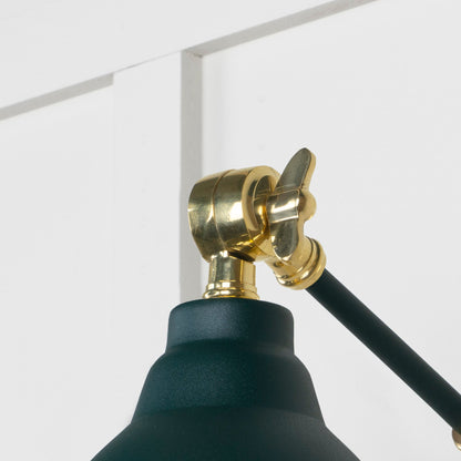 Smooth Brass Brindley Wall Light by From The Anvil