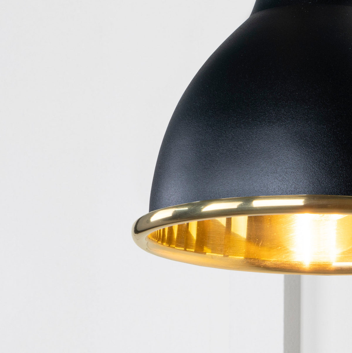 Smooth Brass Brindley Wall Light by From The Anvil
