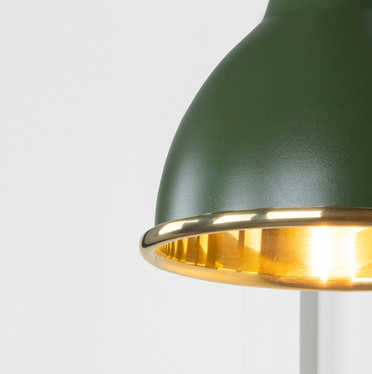 Smooth Brass Brindley Wall Light by From The Anvil