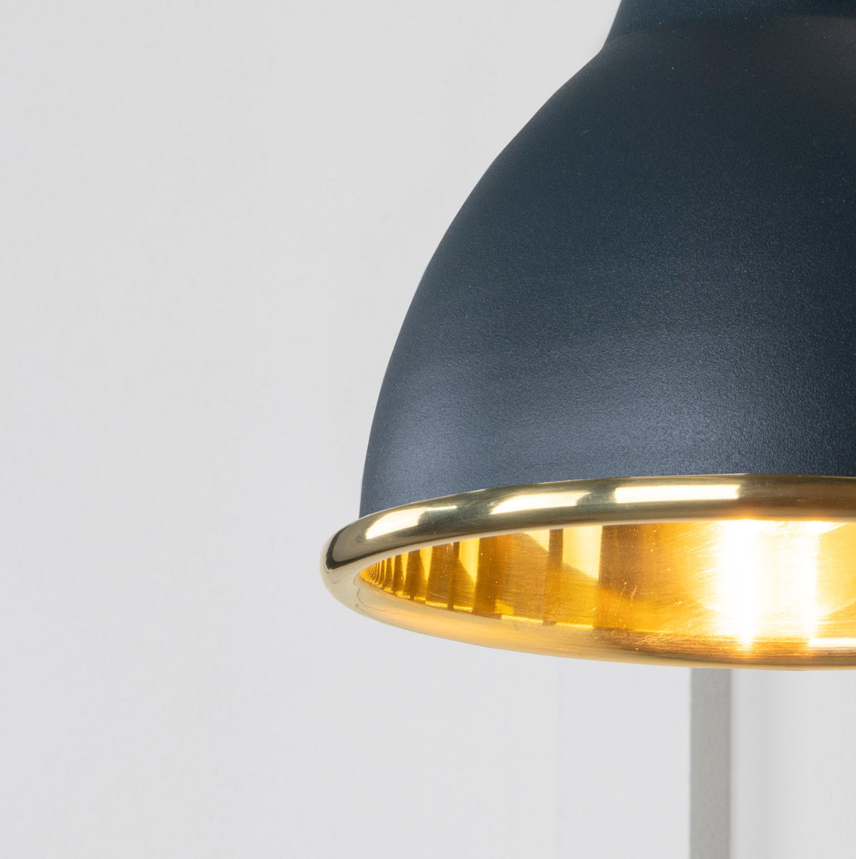 Smooth Brass Brindley Wall Light by From The Anvil