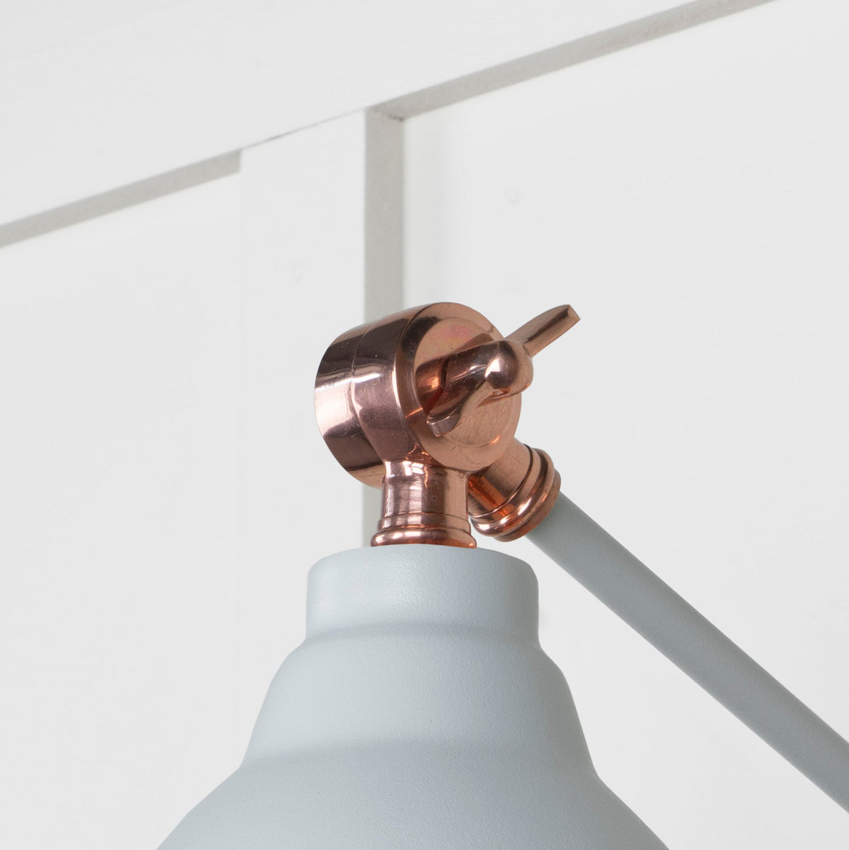 Hammered Copper Brindley Wall Light by From The Anvil