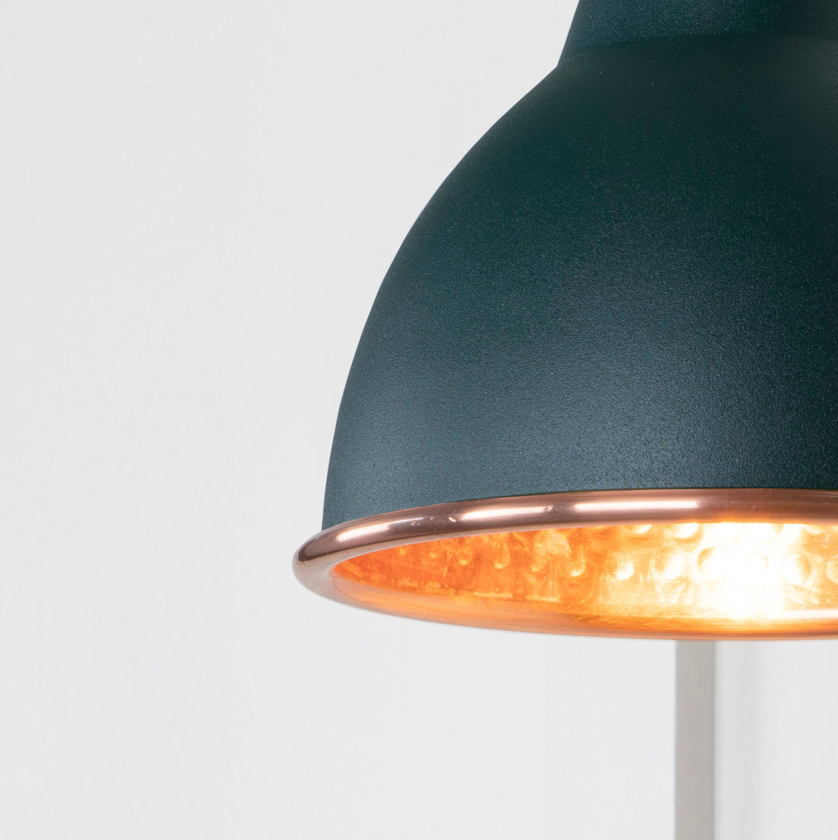 Hammered Copper Brindley Wall Light by From The Anvil