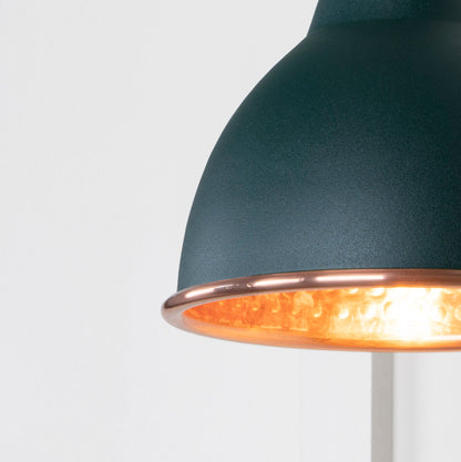 Hammered Copper Brindley Wall Light by From The Anvil