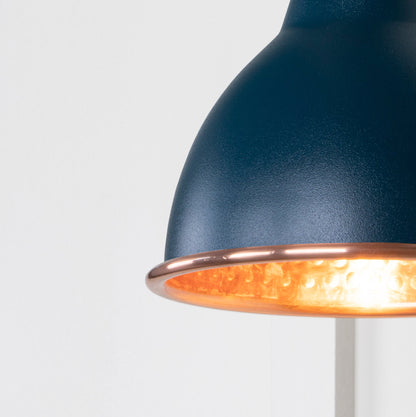Hammered Copper Brindley Wall Light by From The Anvil