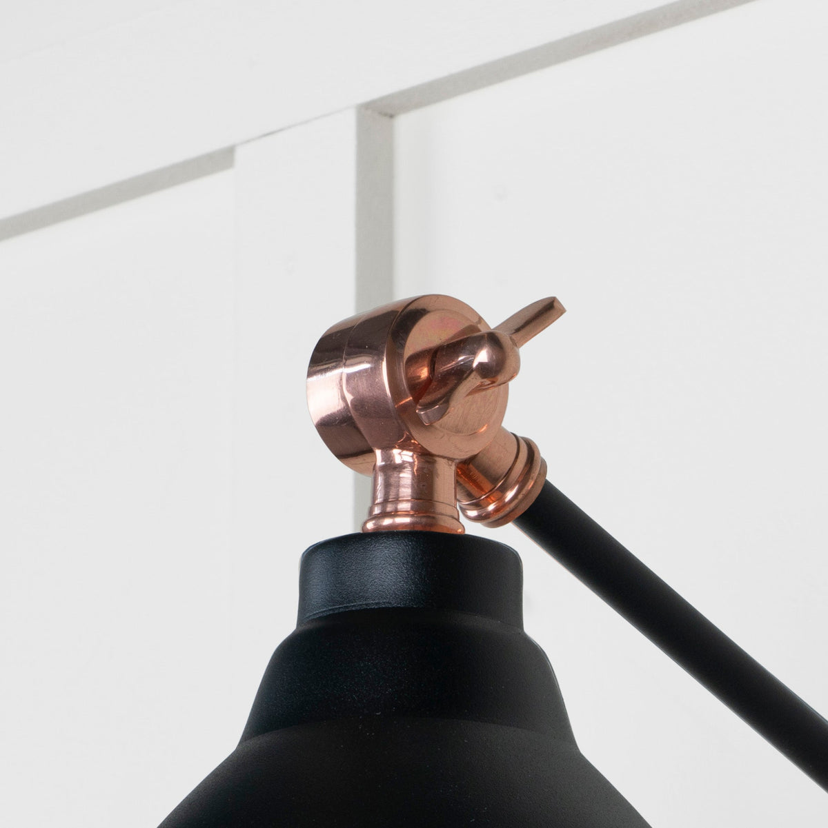 Hammered Copper Brindley Wall Light by From The Anvil