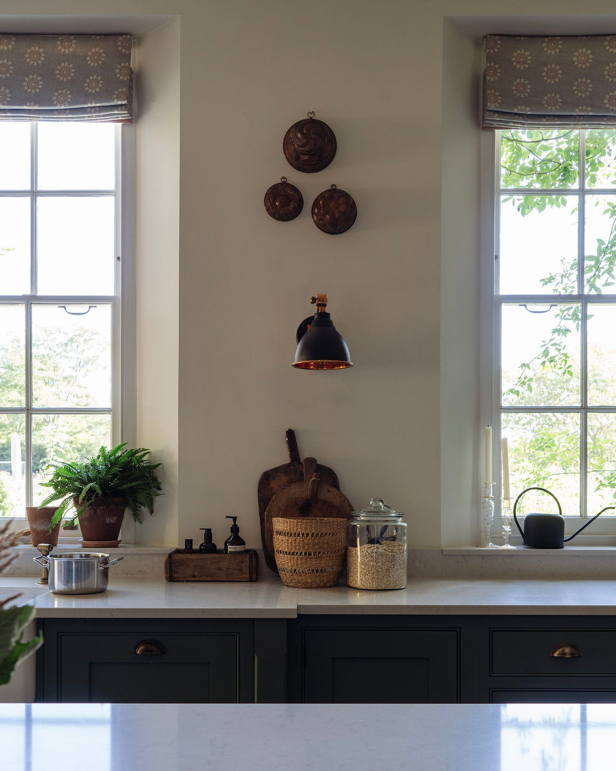 Hammered Copper Brindley Wall Light by From The Anvil