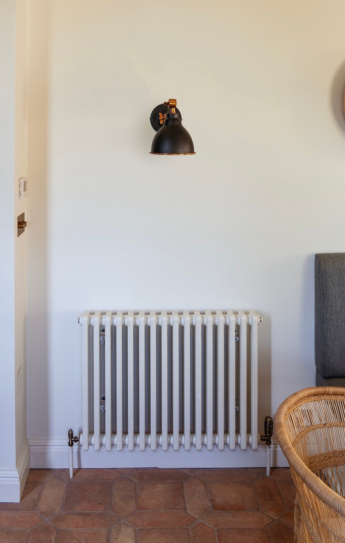 Hammered Copper Brindley Wall Light by From The Anvil