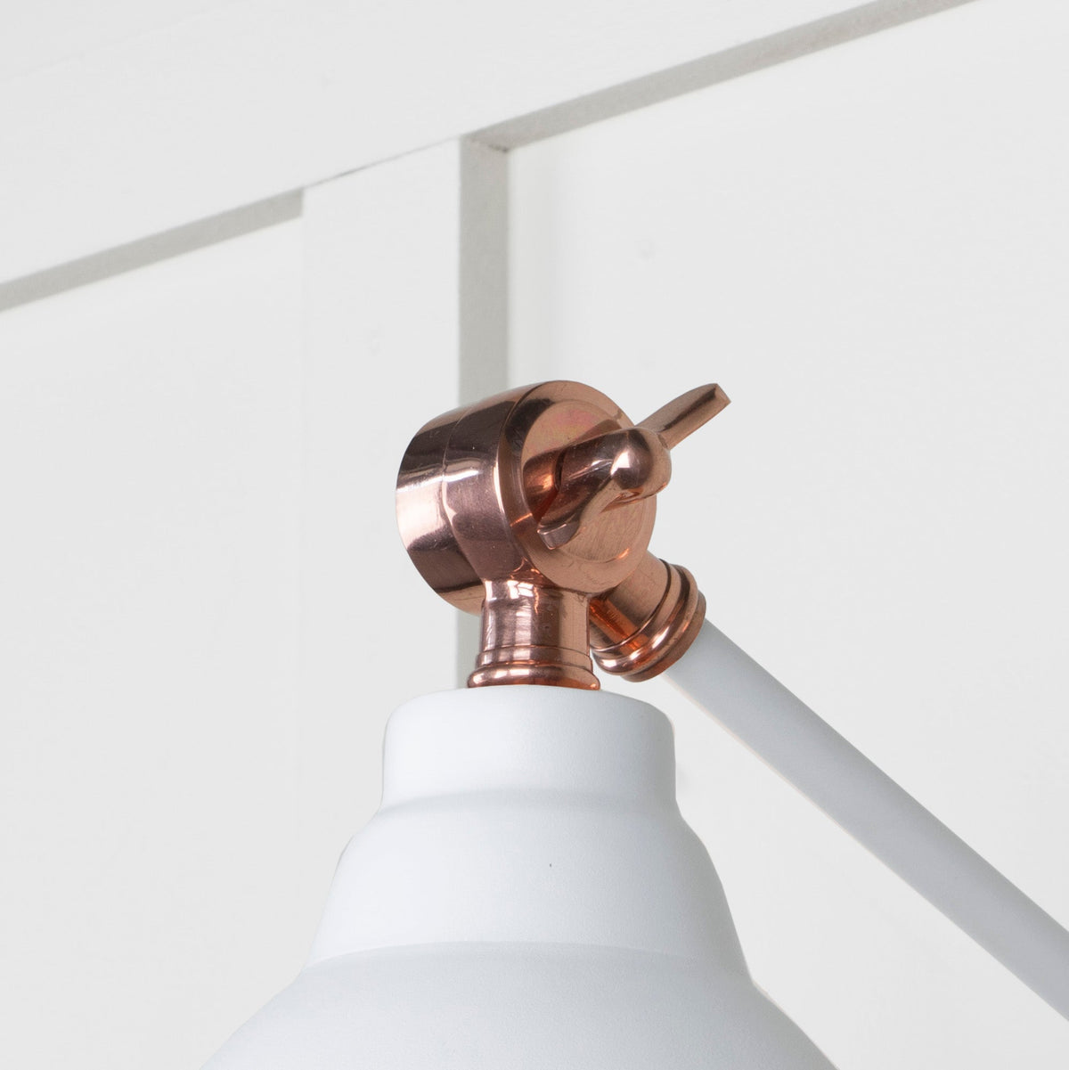 Hammered Copper Brindley Wall Light by From The Anvil