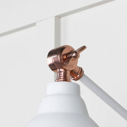 Hammered Copper Brindley Wall Light by From The Anvil