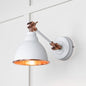 From The Anvil's Hammered Copper Hammered Copper Brindley Wall Light