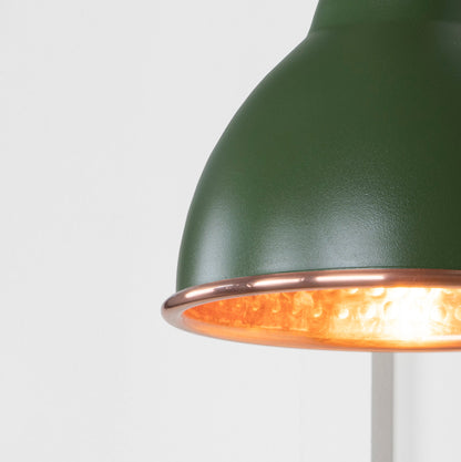 Hammered Copper Brindley Wall Light by From The Anvil