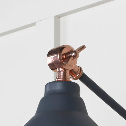 Hammered Copper Brindley Wall Light by From The Anvil