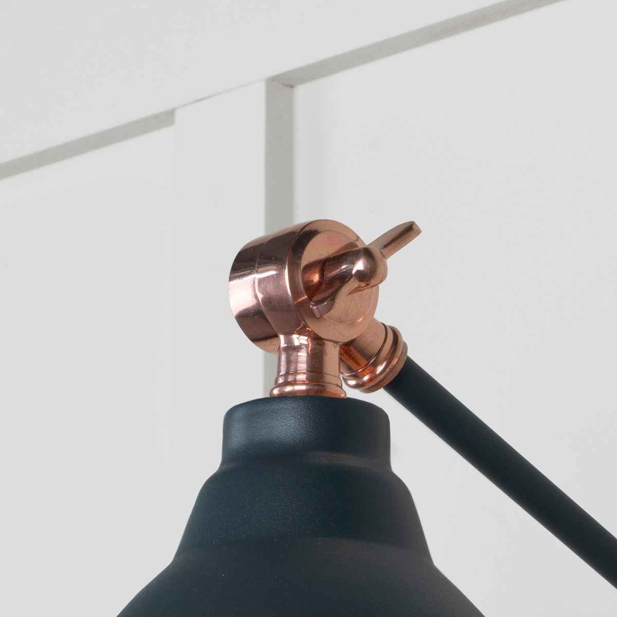 Hammered Copper Brindley Wall Light by From The Anvil