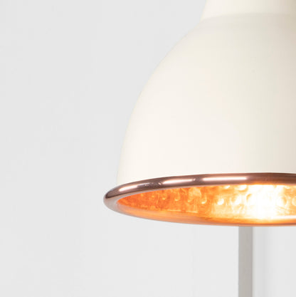 Hammered Copper Brindley Wall Light by From The Anvil