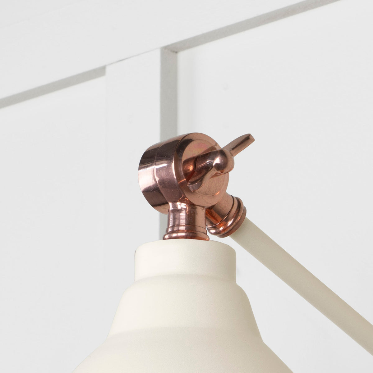 Hammered Copper Brindley Wall Light by From The Anvil