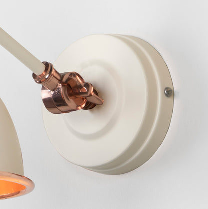 Hammered Copper Brindley Wall Light by From The Anvil