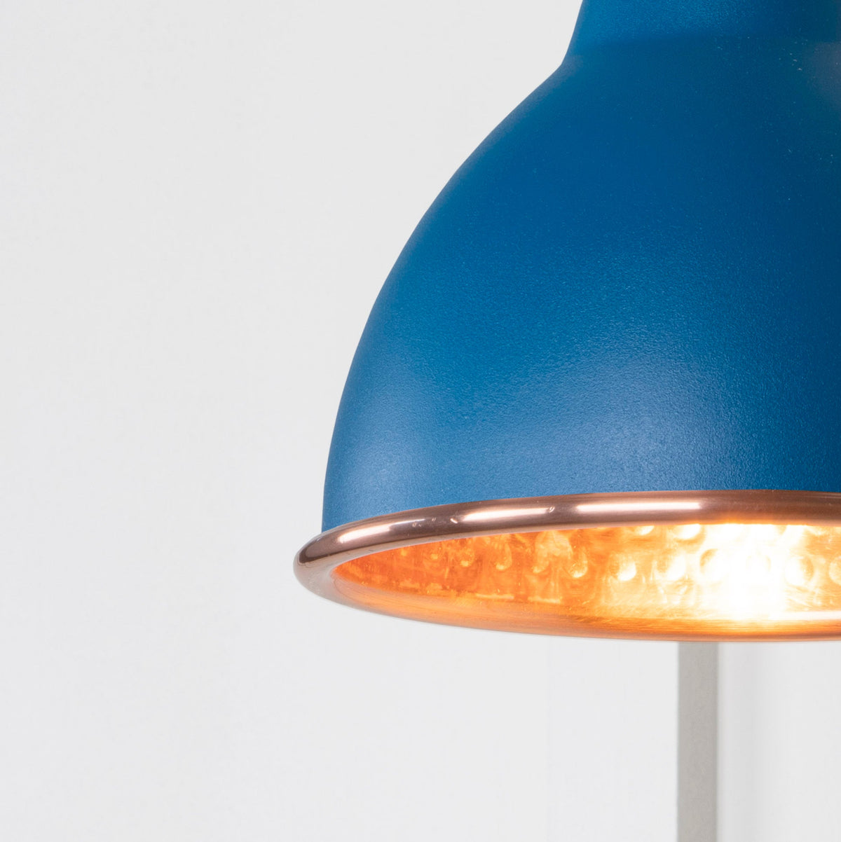 Hammered Copper Brindley Wall Light by From The Anvil