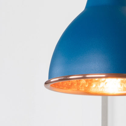 Hammered Copper Brindley Wall Light by From The Anvil