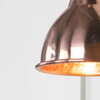 Hammered Copper Brindley Wall Light by From The Anvil